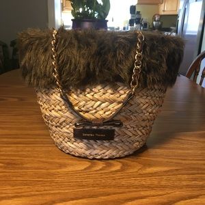 Samantha Thavasa Straw Handbag Designer